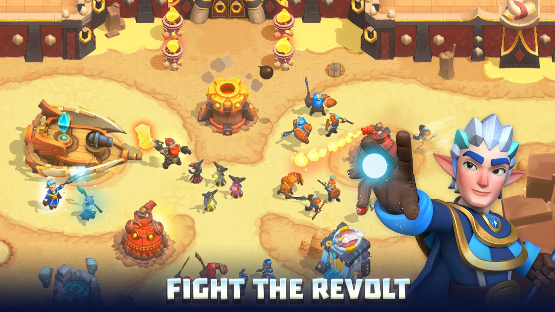 Wild Sky TD: Tower Defense RPG screenshot